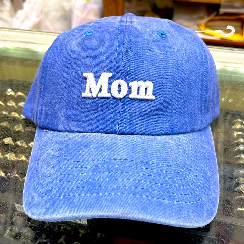 Hat mom hat new %100 cotton blue - Picture 1 of 8